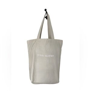 Jenni Kayne Small Canvas Shopping Tote Logo